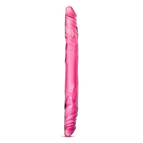 Podwójne dildo o długości 14 cali w kolorze różowym