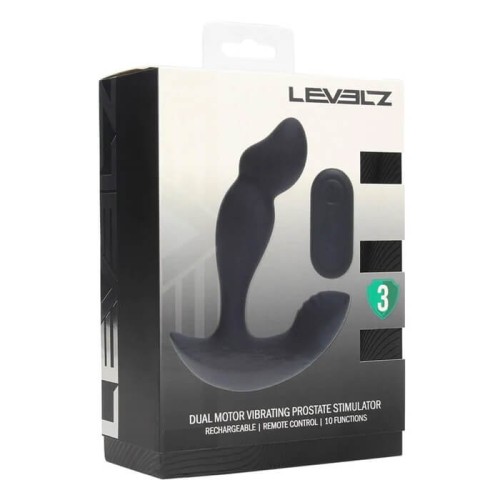 Stymulator prostaty Levelz z wibracjami i pilotem - opakowanie
