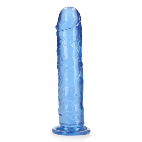 Realistyczne dildo żelowe RealRock 9 cali w kolorze niebieskim