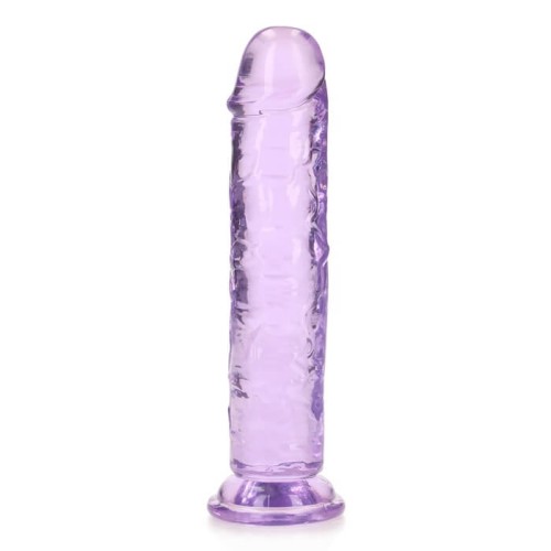 Realistyczne dildo żelowe RealRock 7 cali w kolorze fioletowym