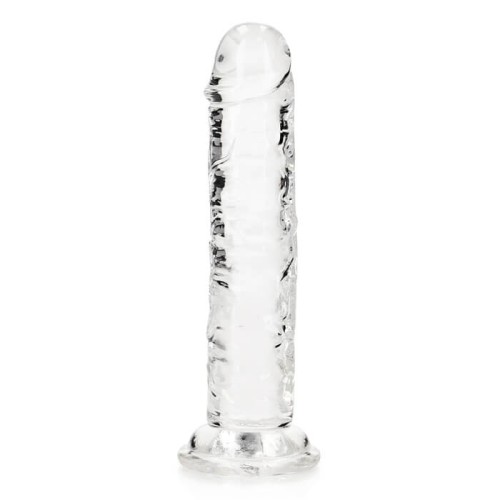 Realistyczne dildo żelowe RealRock 6 cali w wersji transparentnej