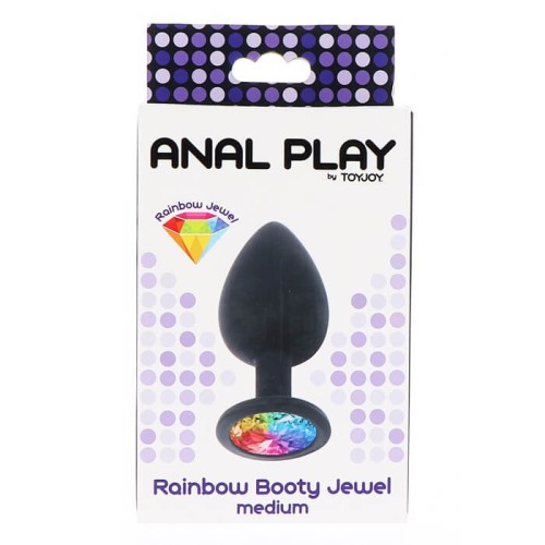 Korek analny Toy Joy Rainbow Booty Jewel Medium - opakowanie